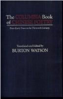 The Columbia book of Chinese poetry