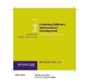 Fostering Children's Mathematical Development, Grades PreK-3 (CD): The Landscape of Learning (Young Mathematicians at Work)
