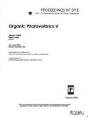 Organic photovoltaics V
