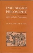 Early German philosophy