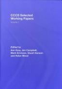 CCCS SELECTED WORKING PAPERS; V. 1; ED. BY ANN GRAY