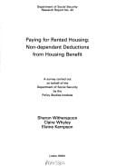 Paying for rented housing: non-dependant deductions from housing benefit