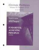 Fundamental Accounting Principles: Alternate Problems