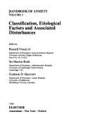 Classification, Etiological Factors and Associated Disturbances