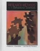 Research methods for the behavioral sciences