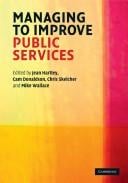 Managing to improve public services
