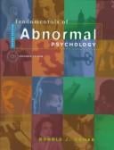 Student workbook for Ronald J. Comer's Fundamentals of abnormal psychology, 2nd ed
