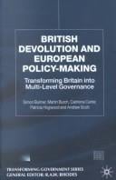 British devolution and European policy-making