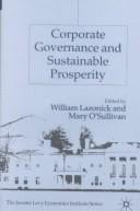 Corporate governance and sustainable prosperity