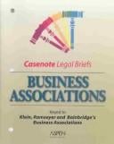 Business Assocations (Casenote Legal Briefs)