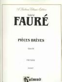 Faure Pieces Breves (Op.84)