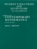 Student's Solutions and Study Guide to Accompany Topics in Contemporary Mathematics