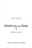 Chorti (Mayan) texts