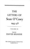 The Letters of Sean O'Casey, 1955-58 (Letters of Sean O'Casey)