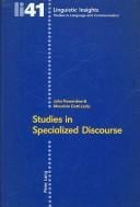 Studies in specialized discourse