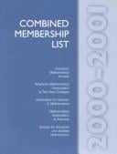 Combined Membership List 2000-2001