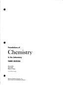 Foundations of Chemistry in the Laboratory