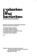 Evaluations of Drug Interactions