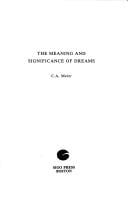 The meaning and significance of dreams