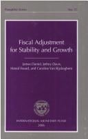Fiscal adjustment for stability and growth