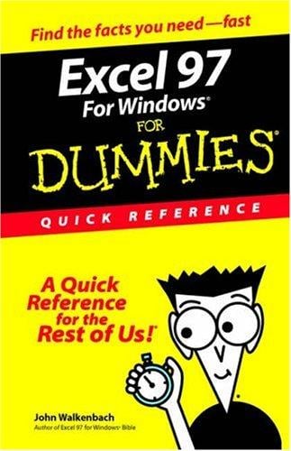 Excel 97 for Windows for dummies