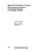 Social work education in Europe
