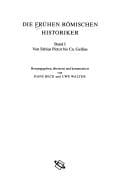 Die frühen römischen Historiker