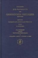 Felix Jacoby, Fragmente Der Griechischen Historiker Continued