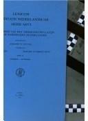 Lexicon Latinitatis Nederlandicae Medii Aevi, IV. F-I, Fasc. 33