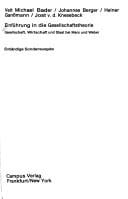 Einführung in die Gesellschaftstheorie