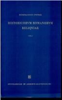 Historicorum Romanorum Reliquiae, vol. I