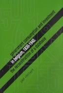 Government Consumption and Investment in Belgium, 1830-1940