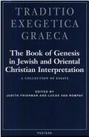 The Book of Genesis in Jewish and Oriental Christian Interpretation