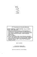 Luther Und Shinran-Eckhart Und Zen (Beihefte Der Zeitschrift Fur Religions Und Geistesgeschichte, 31)