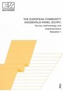 The European Community Household Panel (ECHP)
