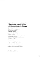 Status and Conservation of Desmaninae in Europe (Nature and Environment)