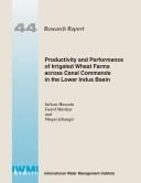 Productivity and performance of irrigated wheat farms across canal commands in the lower indus basin
