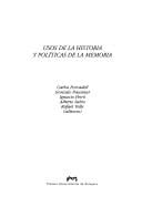 Usos de la historia y políticas de la memoria