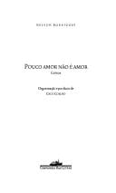 Pouco amor não é amor