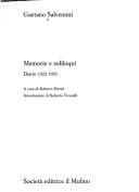 Memorie E Soliloqui