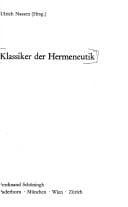 Klassiker der Hermeneutik