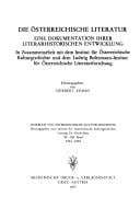 Die österreichische Literatur