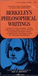 Berkeley's philosophicla writings