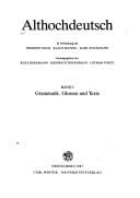 Althochdeutsch (2 Vols.)