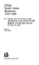 China South Asian relations, 1947-1980