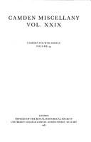 Camden miscellany, v. 29