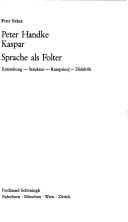 Peter Handke, Kaspar