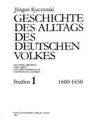 Geschichte des Alltags des deutschen Volkes