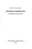 Literatura argentina hoy