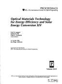 Optical materials technology for energy efficiency and solar energy conversion XIV